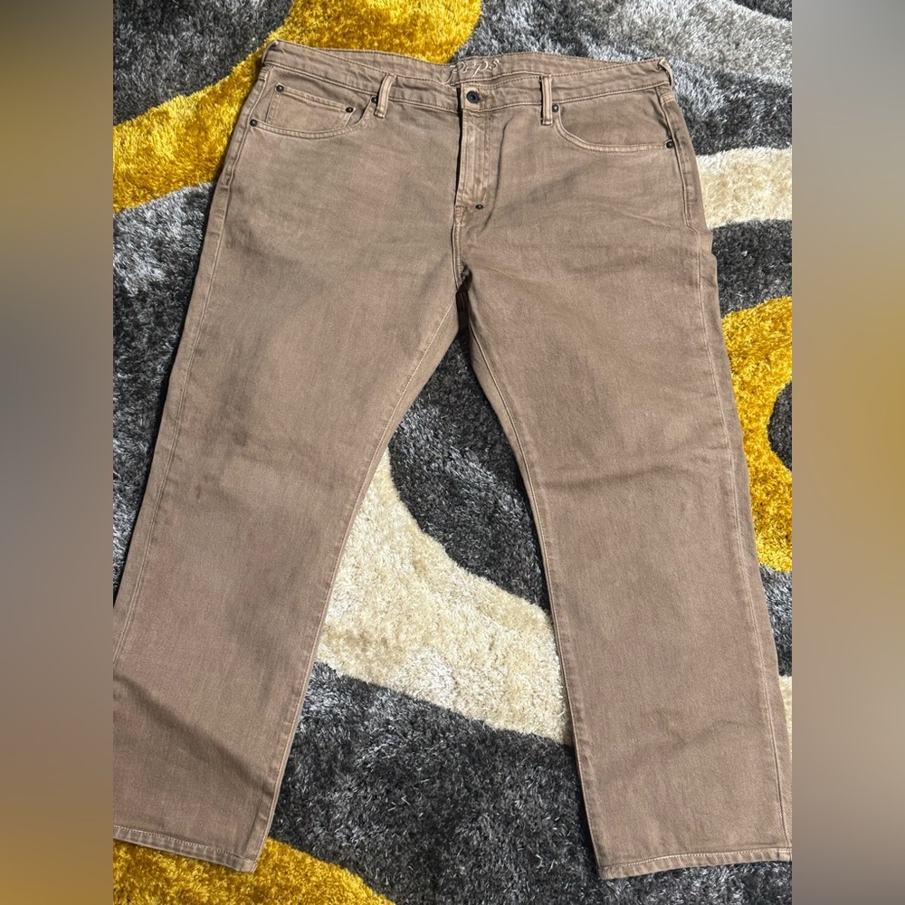 PRPS Men's Straight Jeans in Tan